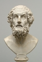 Бюст Гомера в Музее классической скульптуры